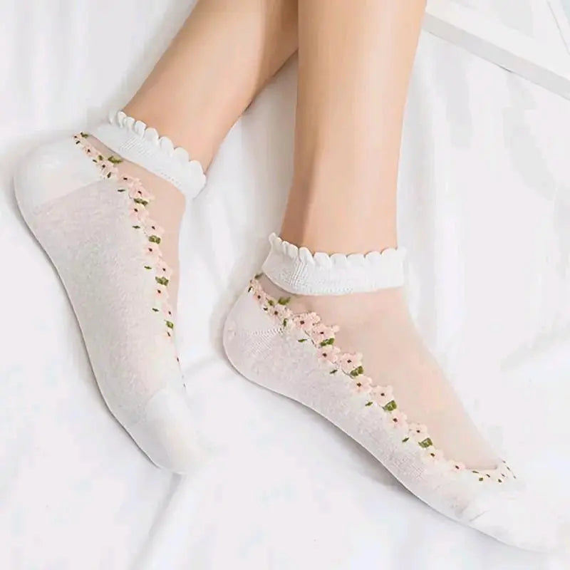 Medias LaceBrezzee™ femeninas, ligeras y seguras (12 pares)