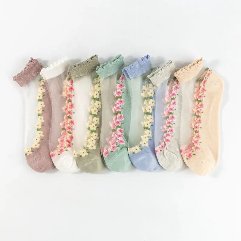 Medias LaceBrezzee™ femeninas, ligeras y seguras (12 pares)