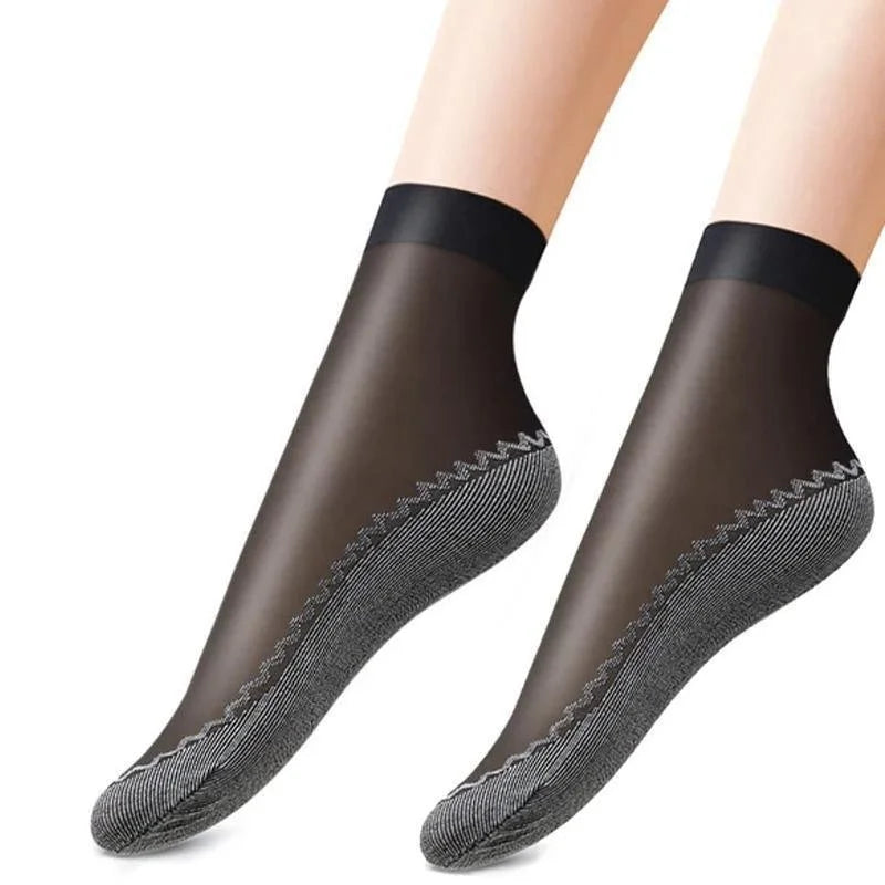 Medias Silkgrip™ de algodón antideslizantes y sedosos (12 pares)