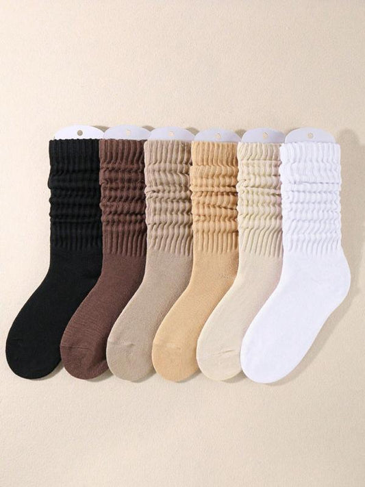 LooseFit™ Medias Suaves Abrigadoras - Pack de 6 pares