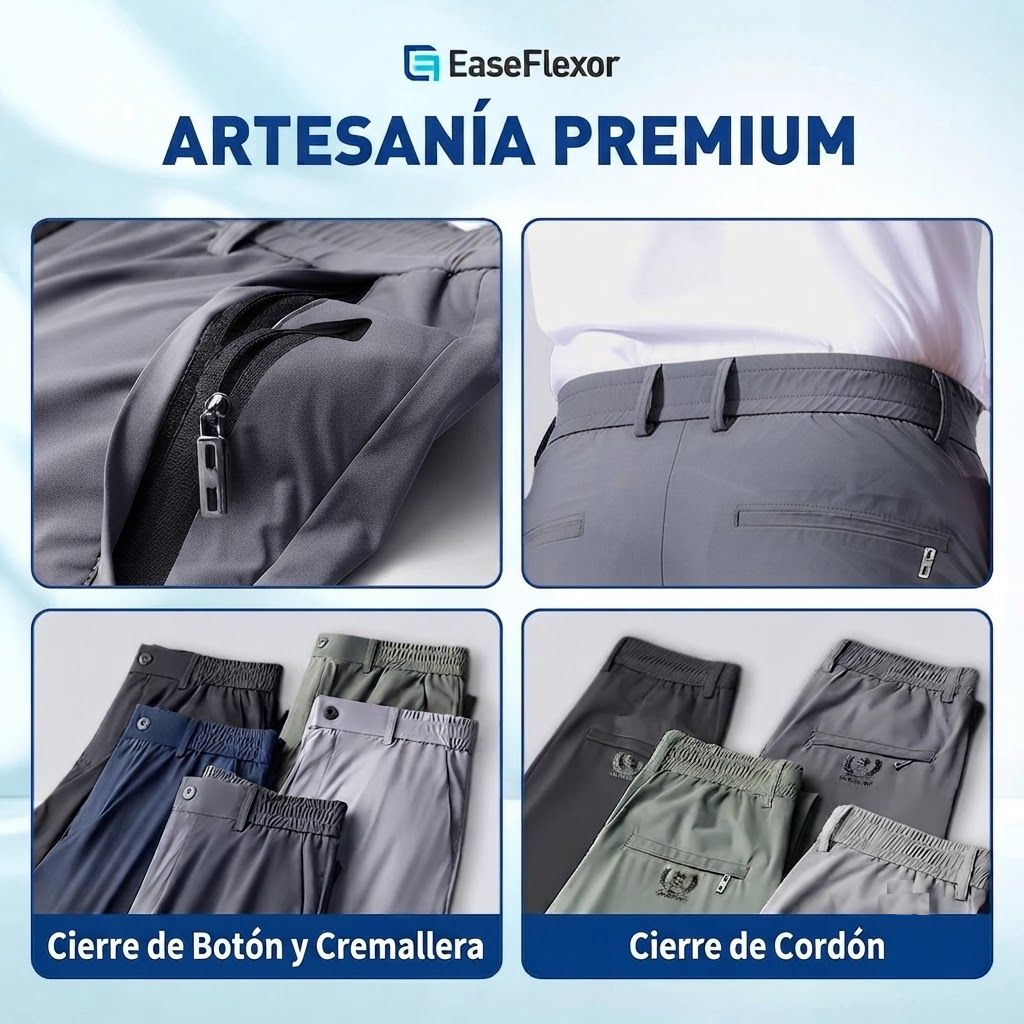 EaseFlexor - Pantalones de hombre ultra elásticos de secado rápido
