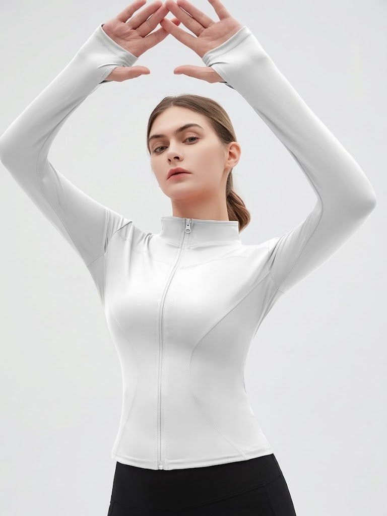 Top Jacket -  Chaqueta deportiva ajustada para mujer