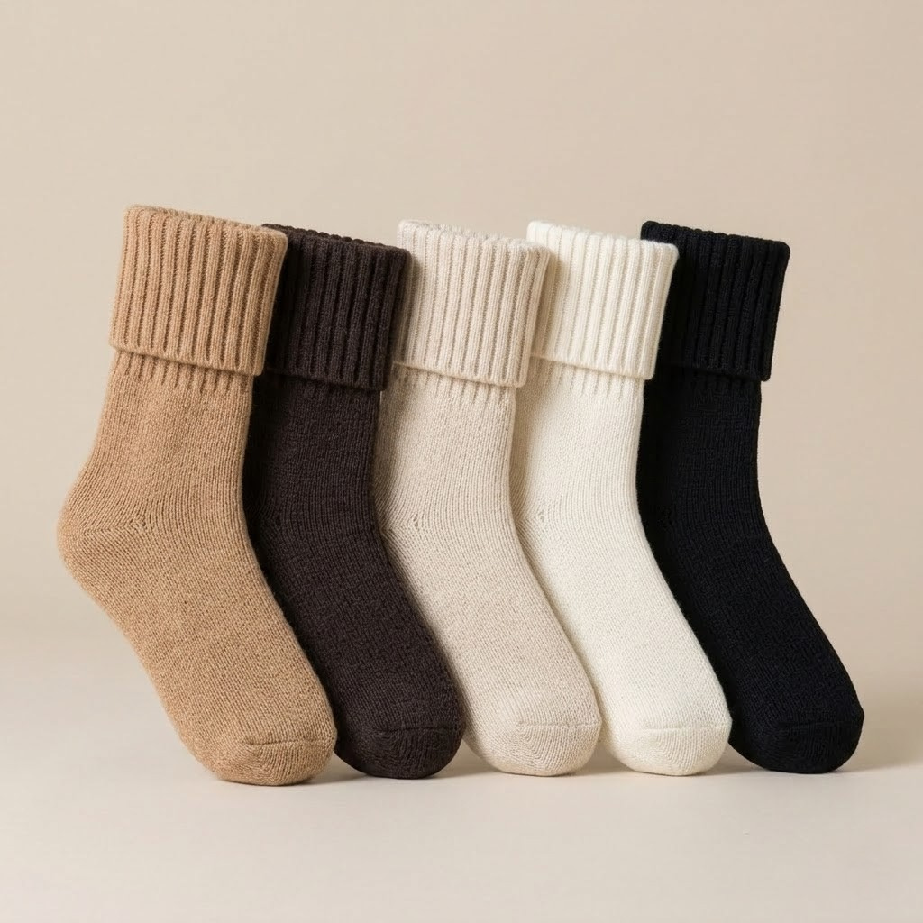 Softy Socks - Pack de 5 pares de medias suaves acolchadas