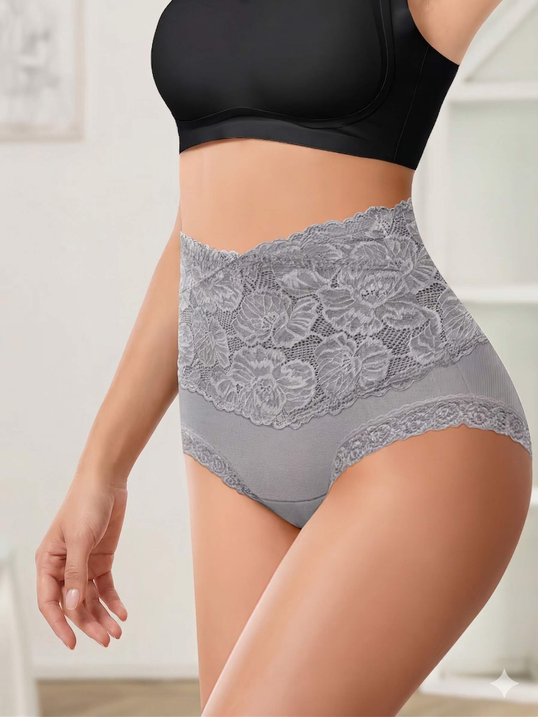LaceSoft | Pantys de Algodón con Encaje