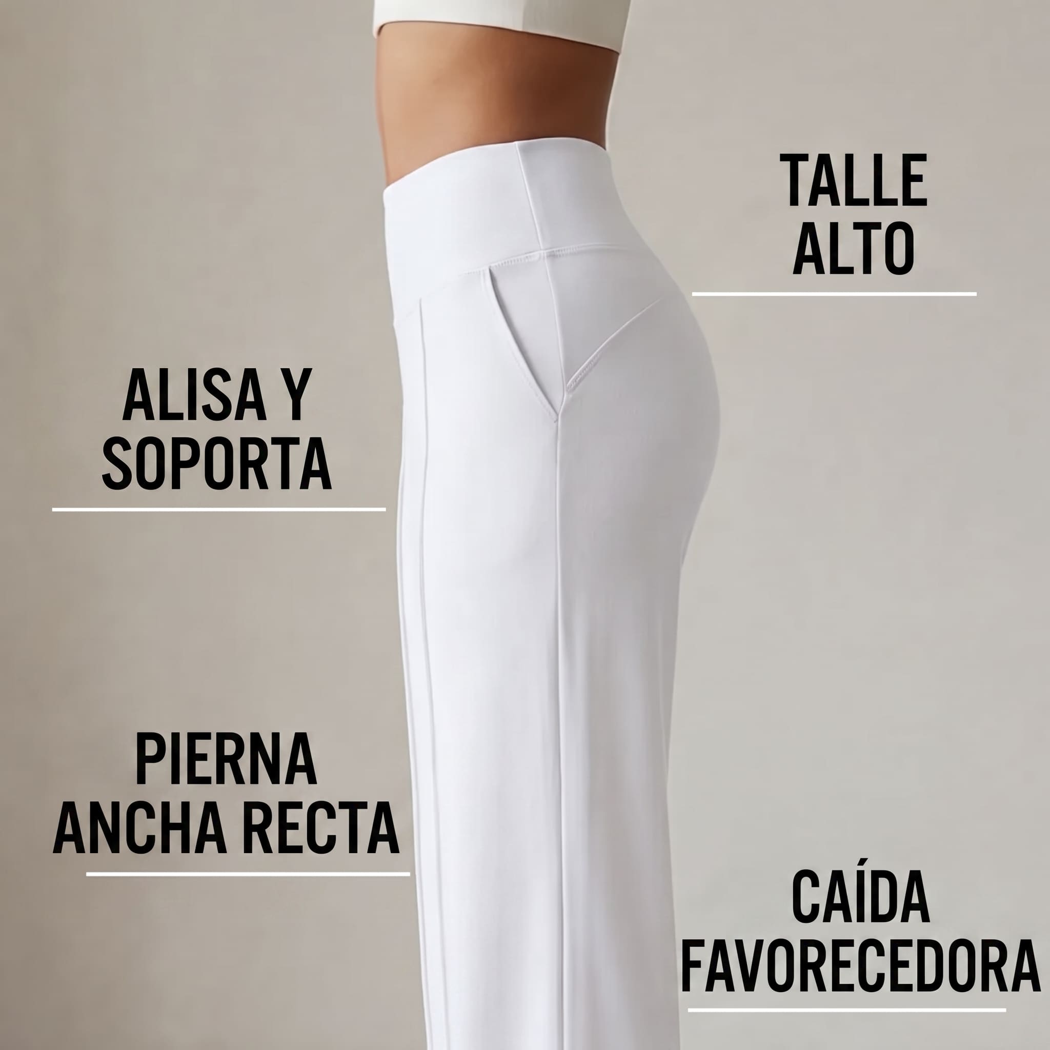 Elyra | Pantalones de yoga de pierna ancha para mujer con cintura cruzada