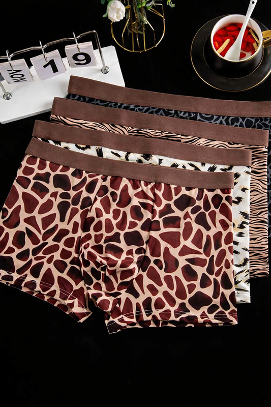 Leopard Boxer - 4 Pack
