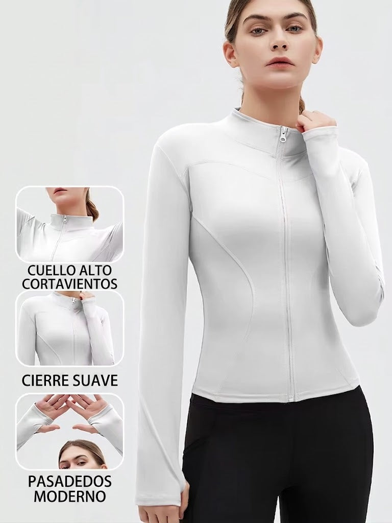Top Jacket -  Chaqueta deportiva ajustada para mujer