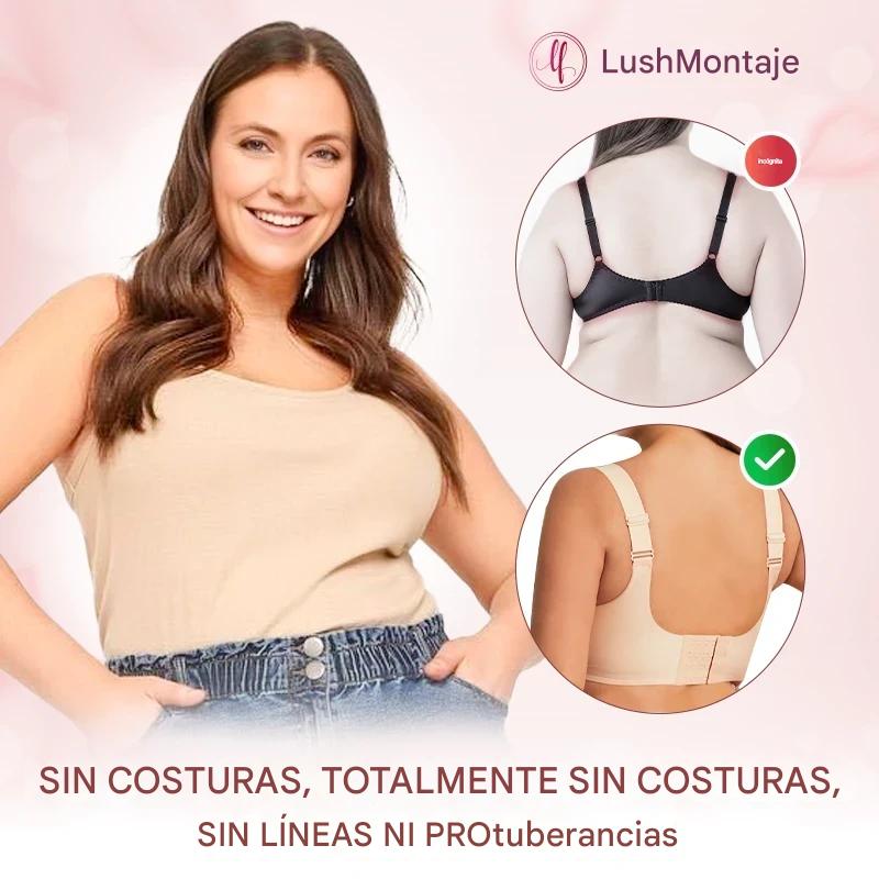 LushFitting - Sujetador push-up sin costuras