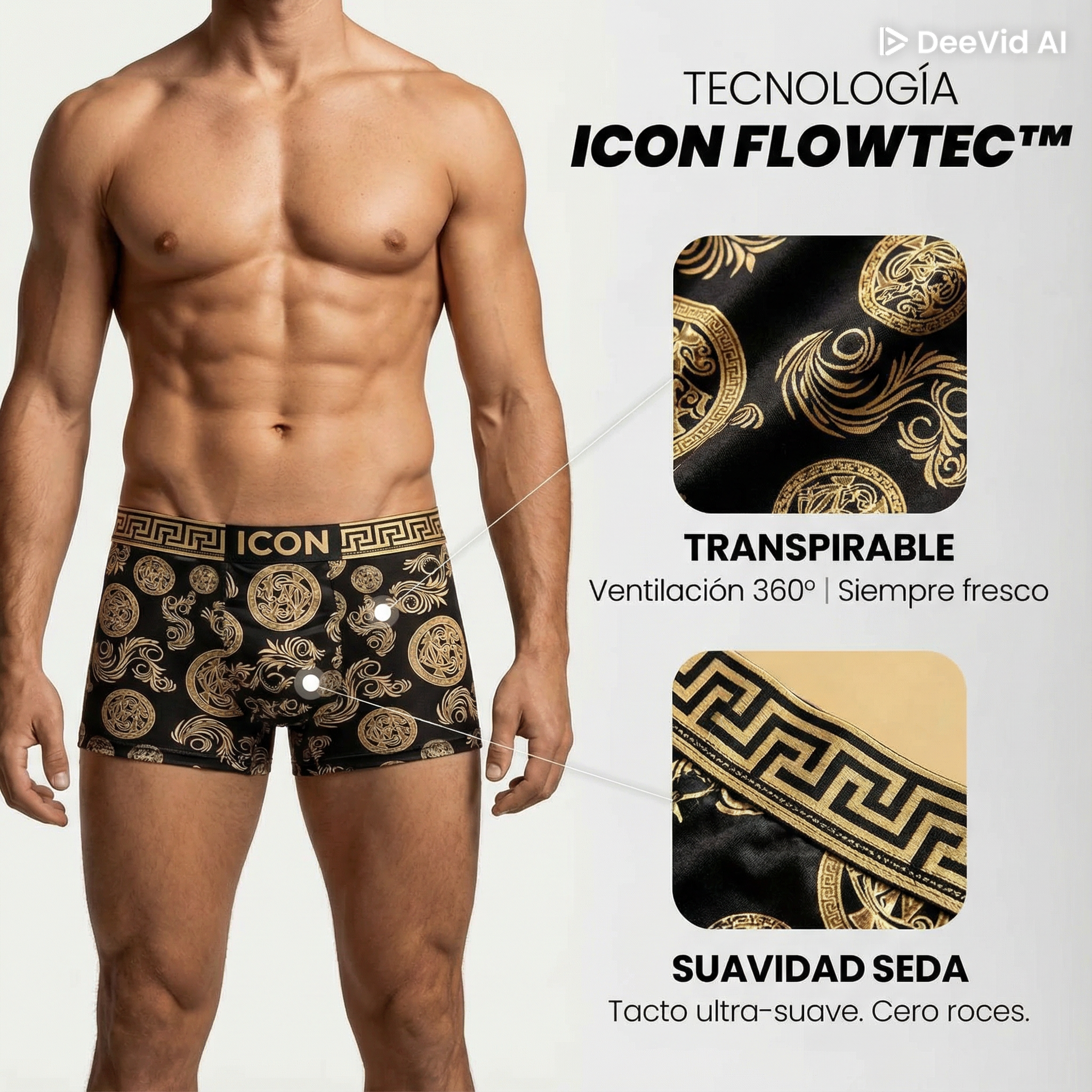 iCON BOXERS | Transpirables y Antibacterial
